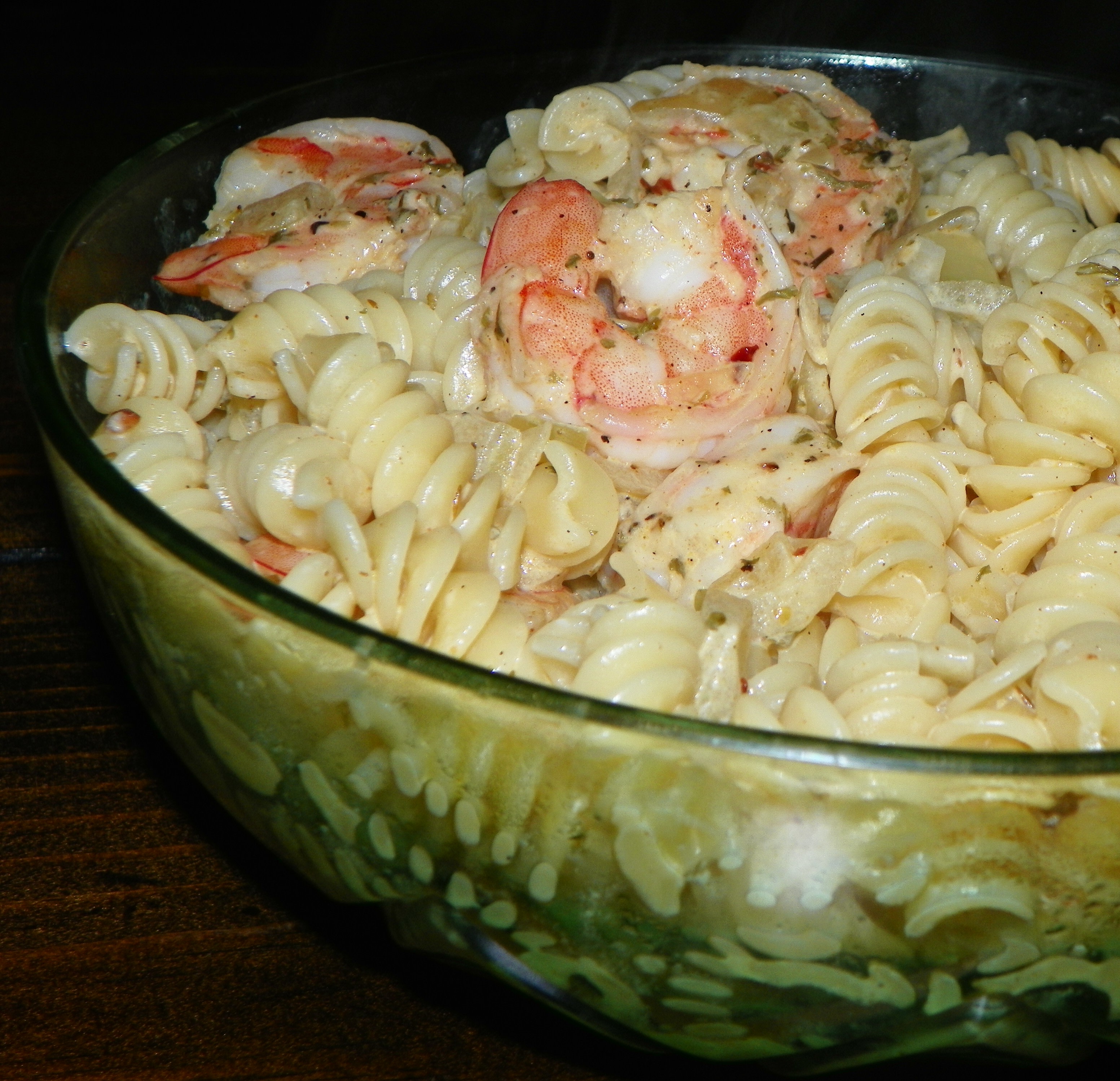 Johnson's Spicy Shrimp Pasta