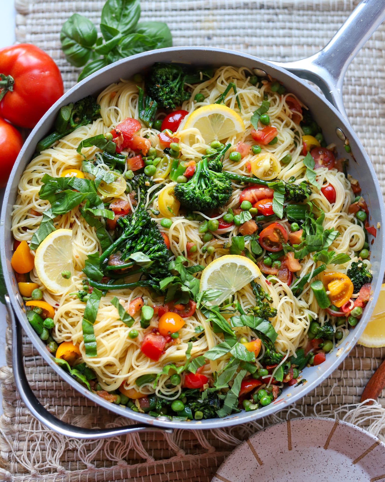Capellini with Sun-Dried Tomato and Basil