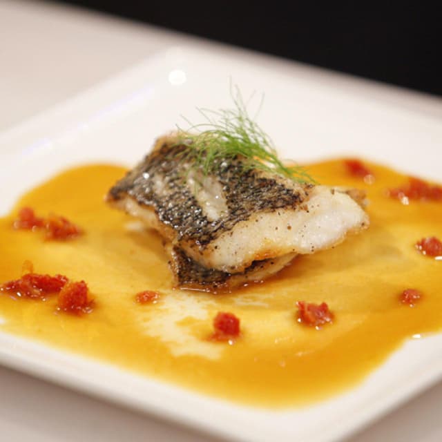 Bitter Orange Braised Sea Bass with Fennel