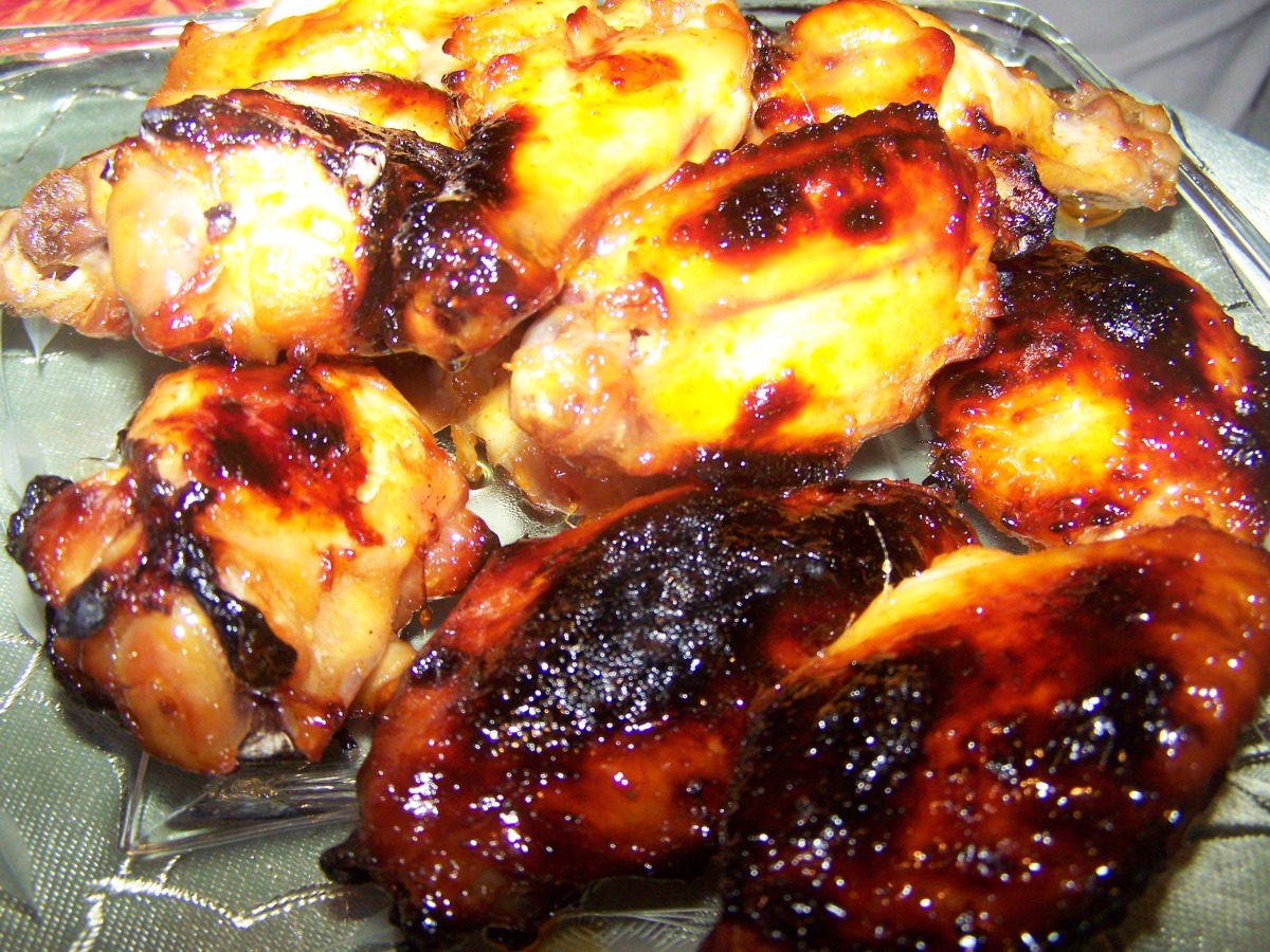 Best Maple Bourbon Glazed Chicken Wings