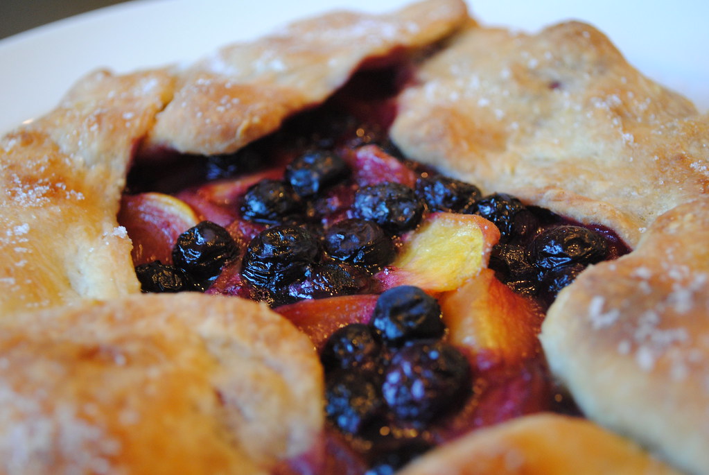 Fresh Berry and Peach Galette