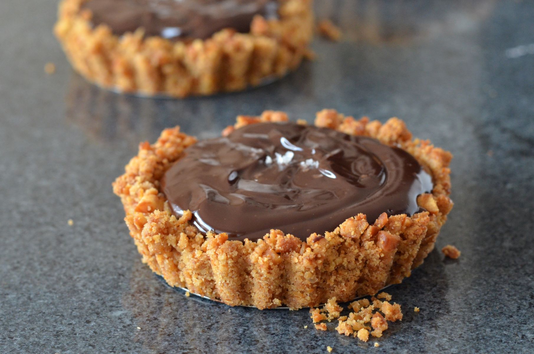 Bitter Chocolate Quinoa Tart