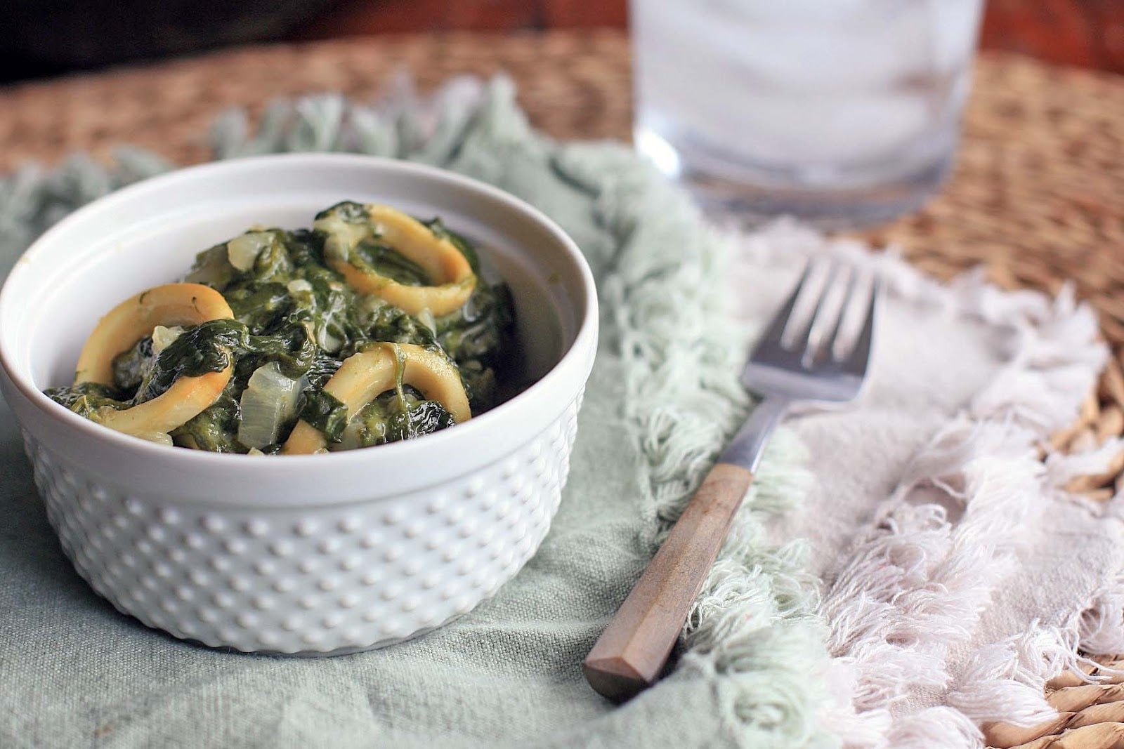 Pork Luau Leaf Stew with Taro Leaves