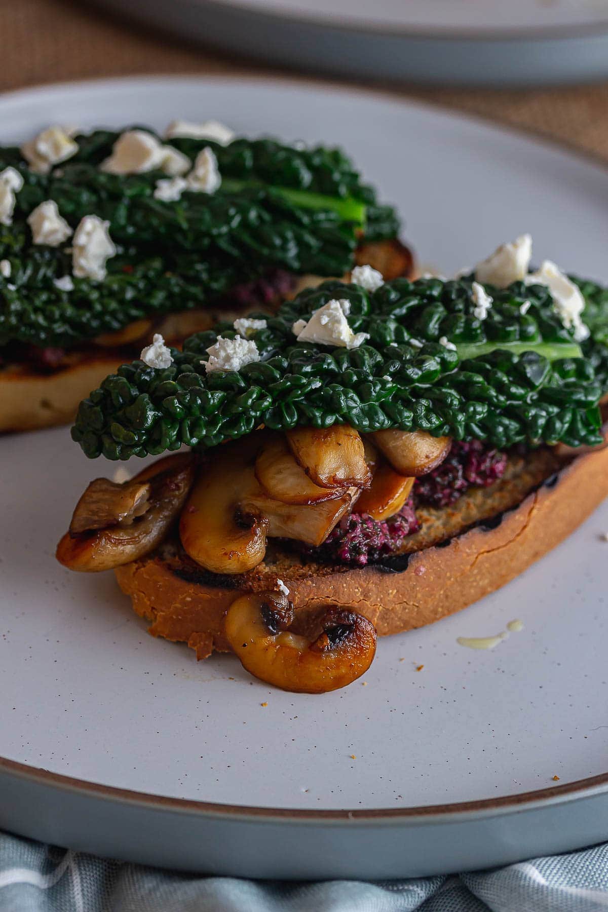 Vermouth-Infused Mushroom Toasts with Thyme