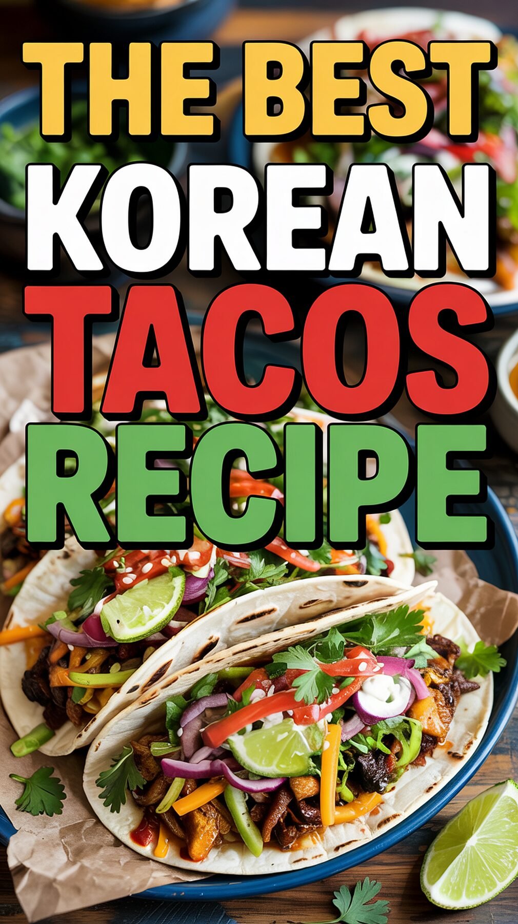Korean-Mexican Spiced Tofu Tacos