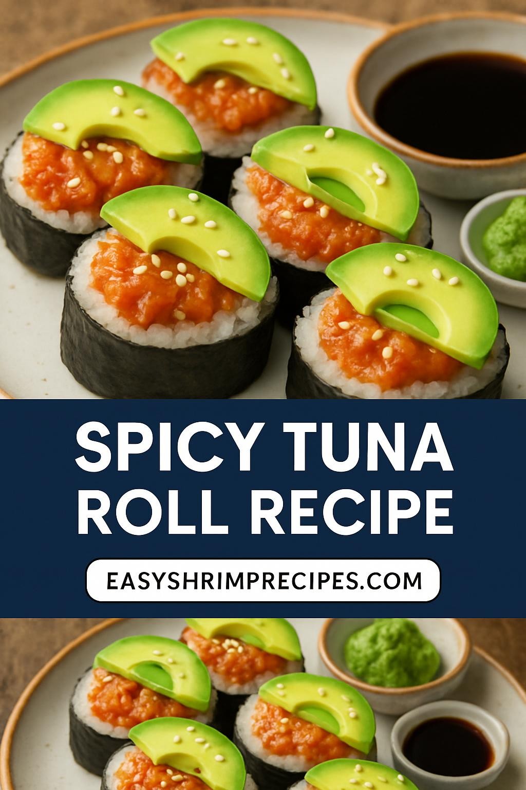 Authentic Japanese Spicy Tuna Rolls