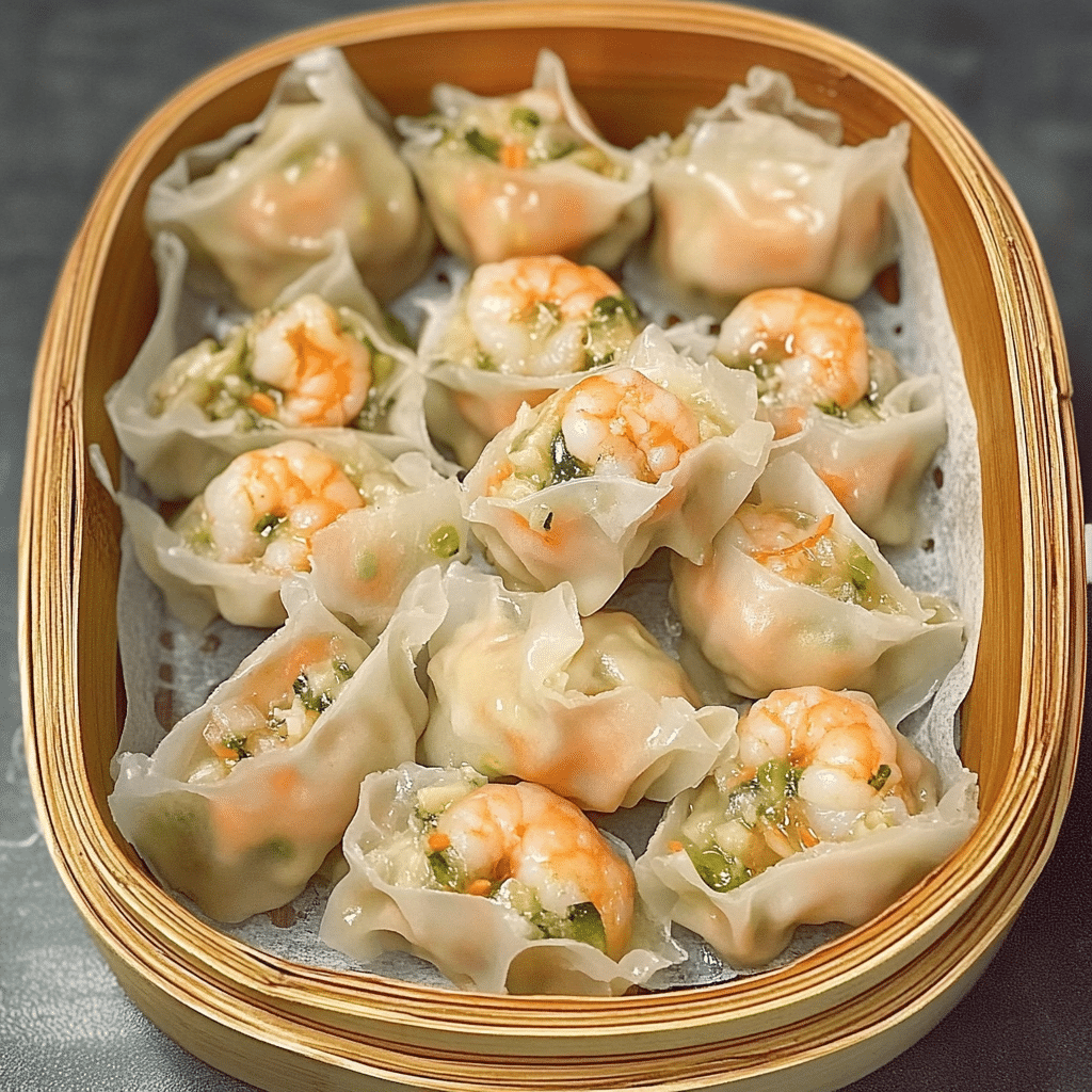 Shrimp and Vegetable Dumplings