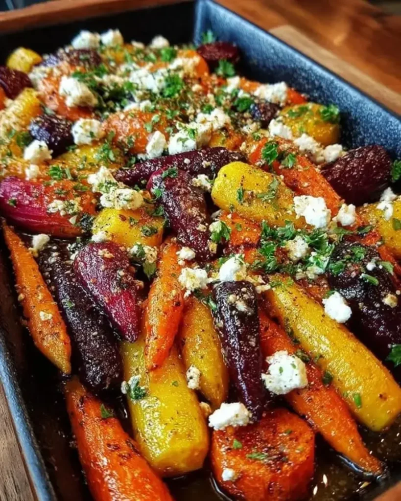 Harissa-Roasted Beet and Carrot Medley