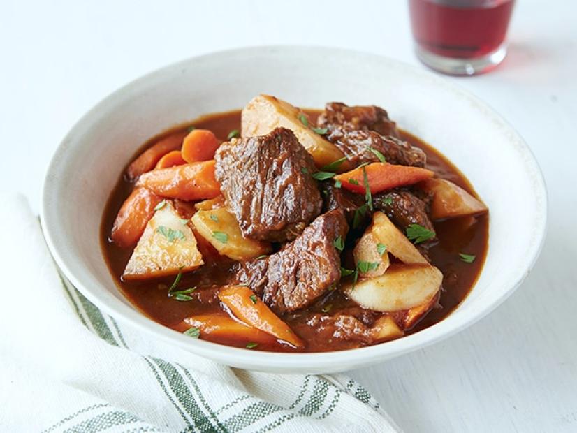Slow Cooker Herb-Infused Beef Stew with Root Vegetables