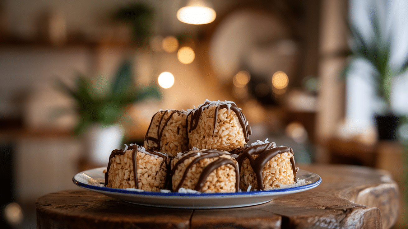 Jaggery and Coconut Rice Cakes