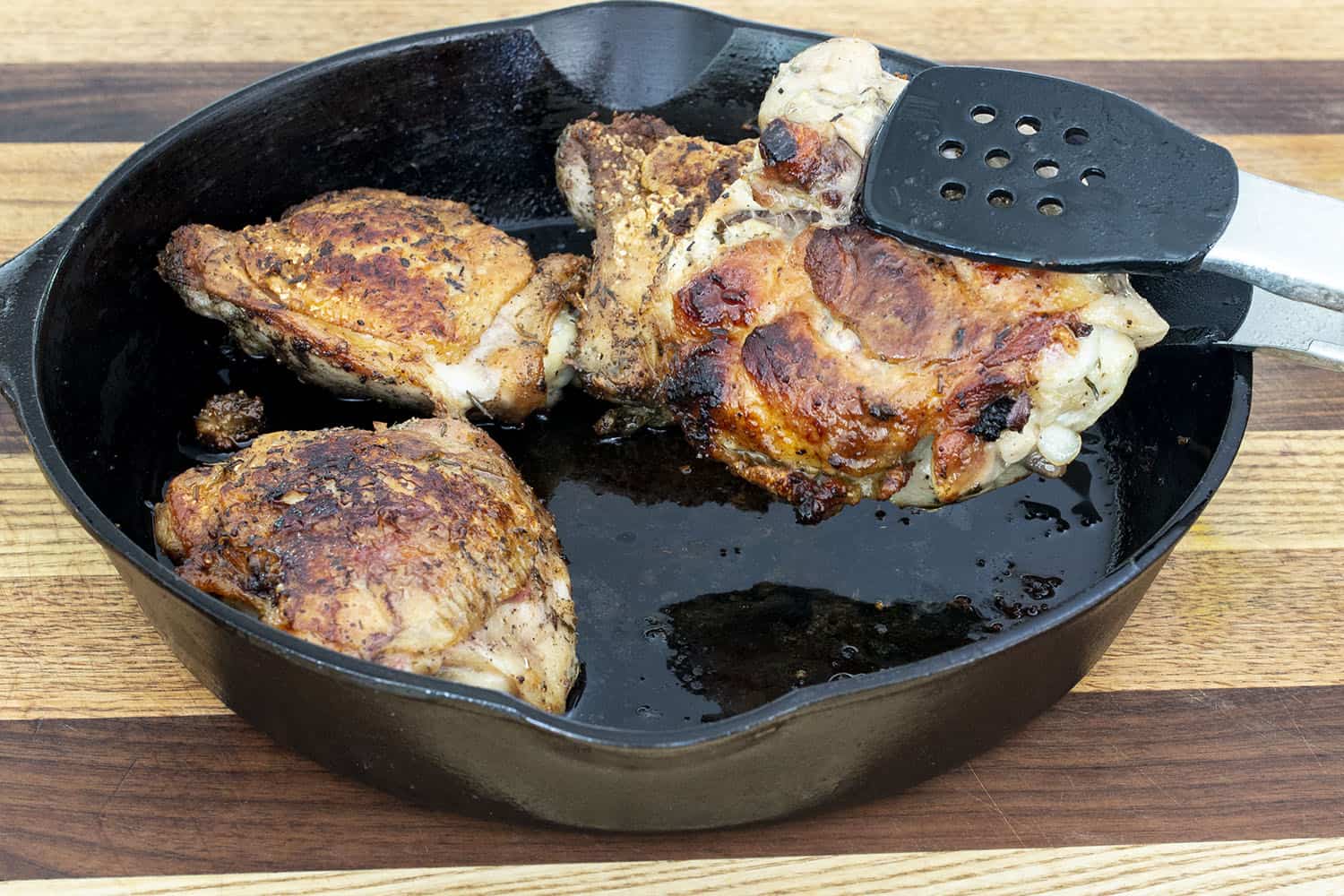 Pan-Seared Chicken Thighs with Crispy Sage