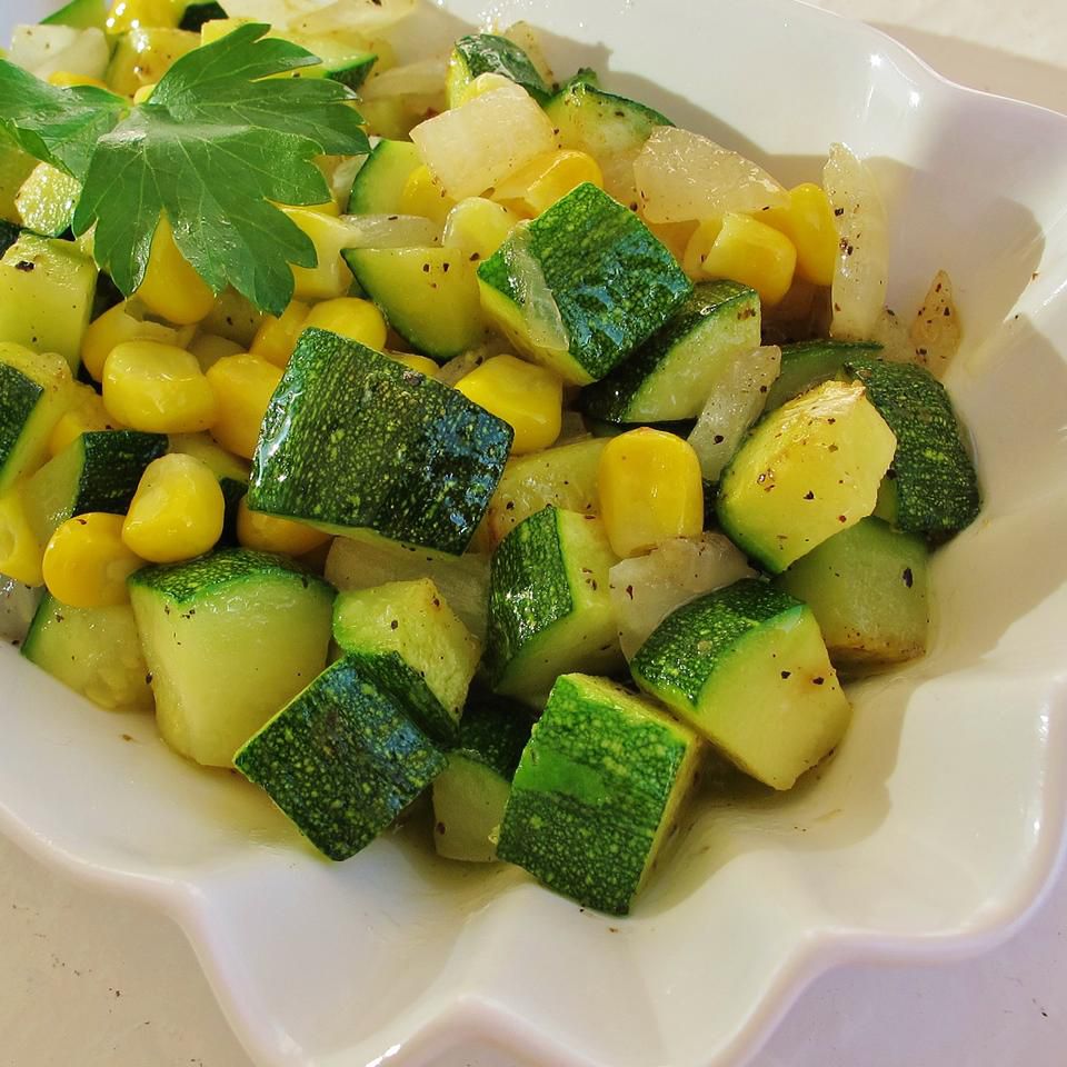Sautéed Zucchini and Corn with Fresh Herbs