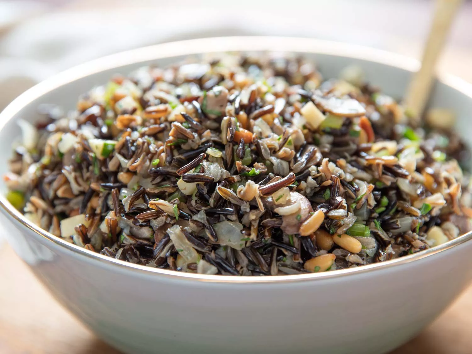 Native-Inspired Wild Rice Salad with Foraged Greens