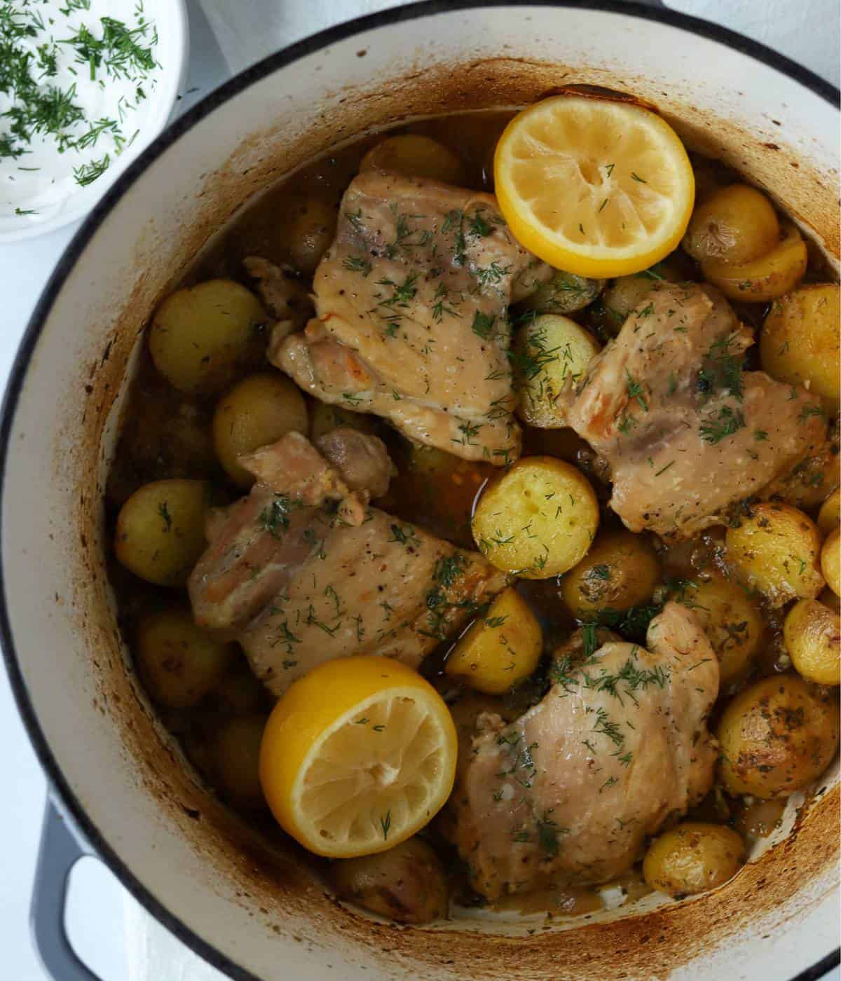 One-Pot Lemon Chicken with Dill and Potatoes