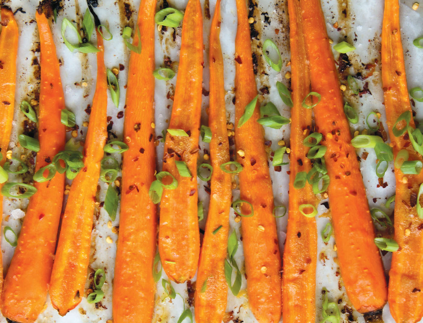 Miso-Caramel Glazed Carrots with Thyme