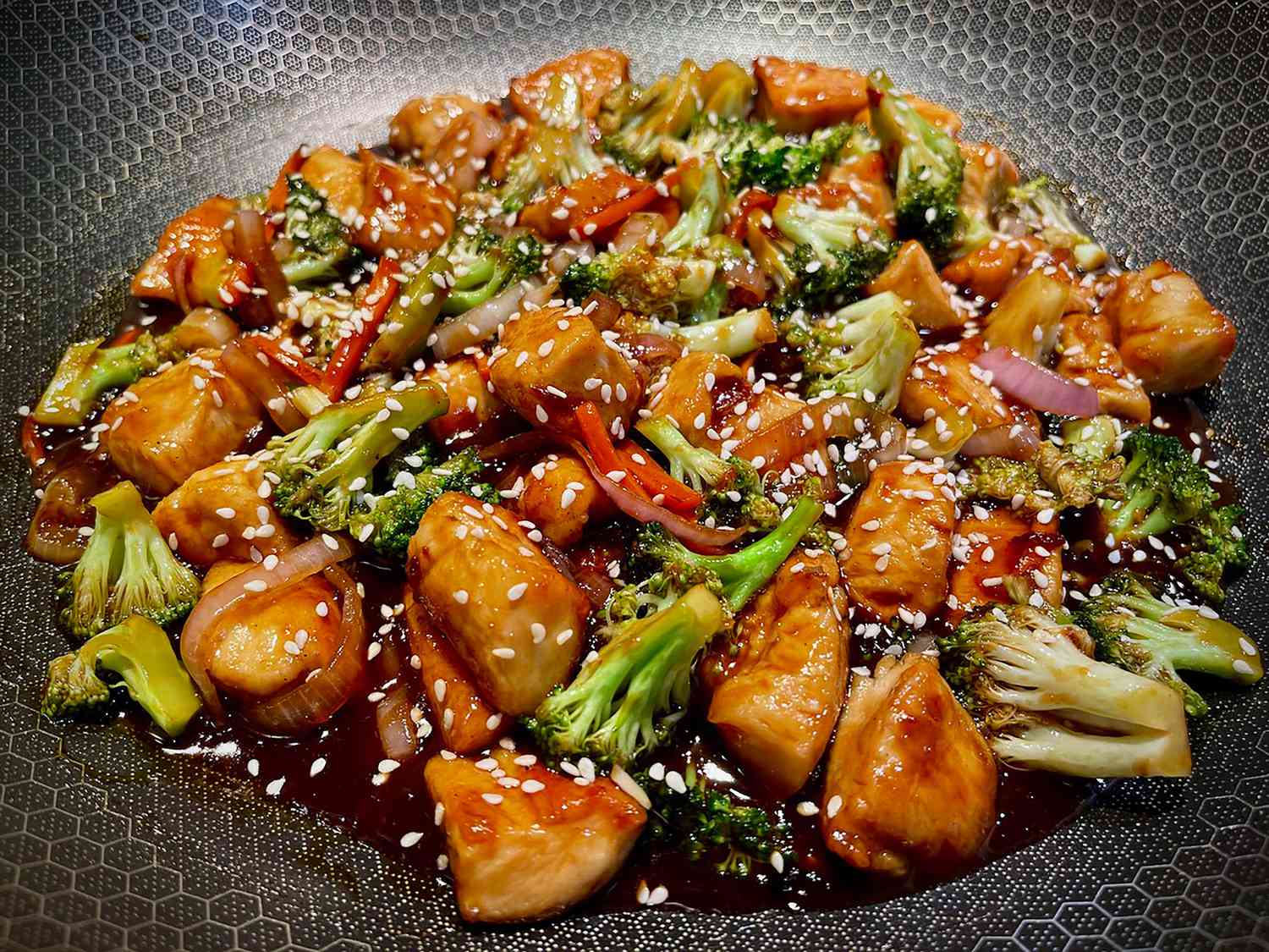 Sesame-Glazed Chicken Stir-Fry with Broccoli