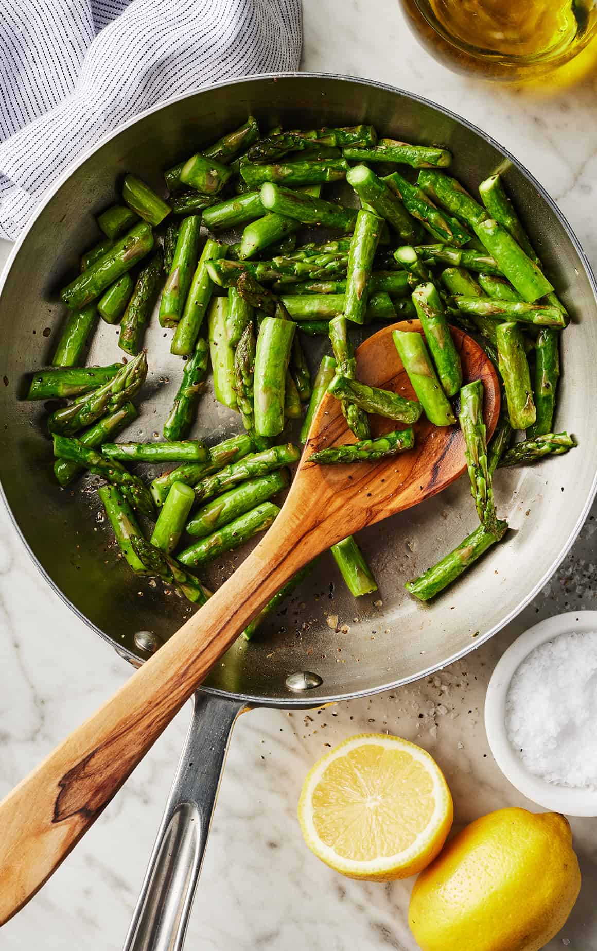 Asparagus-Pea Risotto with Lemon-Basil Finish