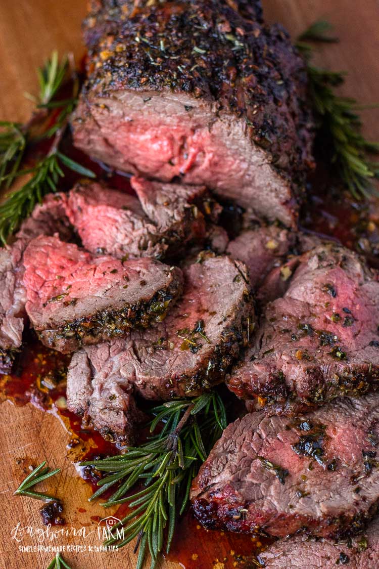Herb-Infused Beef Tenderloin with Garlic Butter