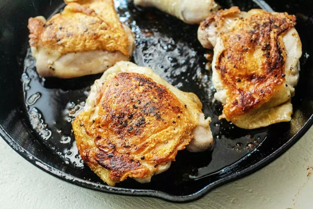 Oak-Smoked Chicken Thighs with Apple Cider Glaze