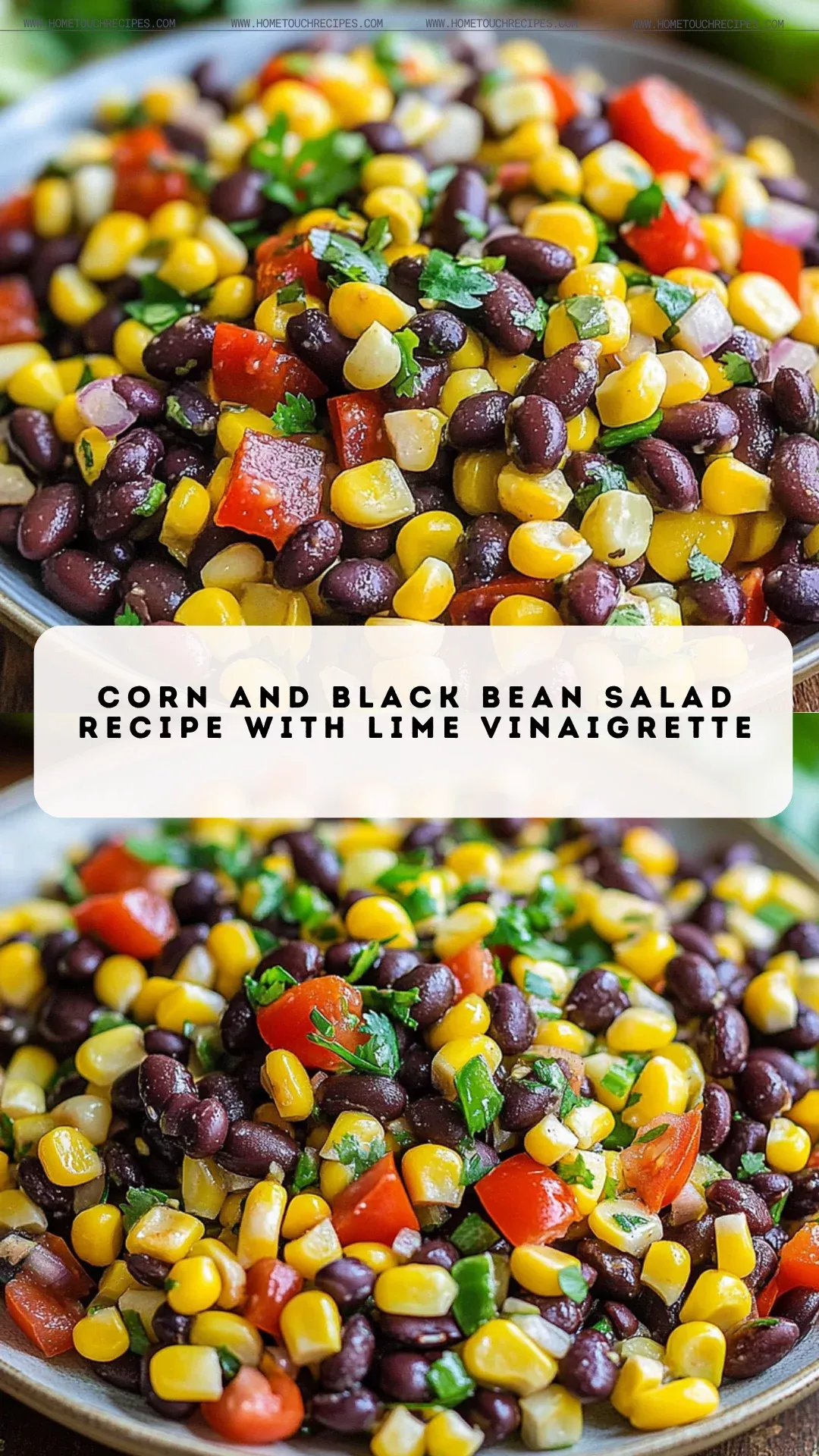 Lime-Vinaigrette Black Bean and Corn Salad