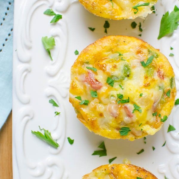 Baked Spinach and Smoked Gouda Egg Muffins