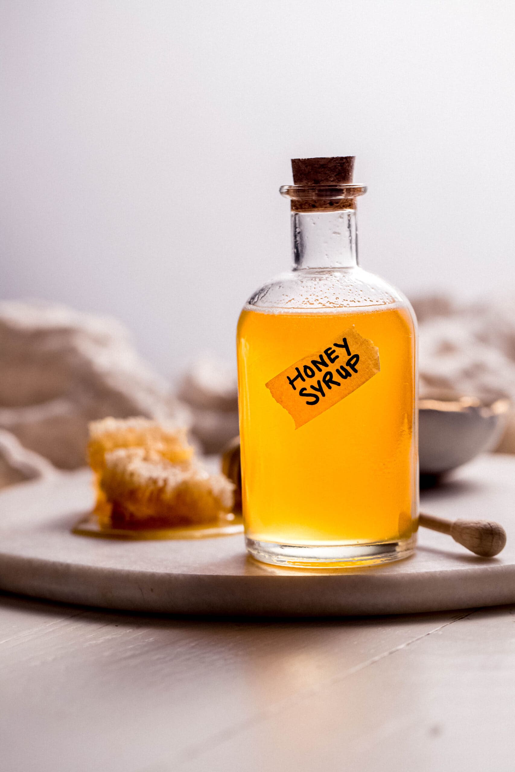 Rosewater-Infused Honey Syrup