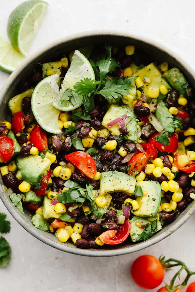 Equal-Portion Black Bean and Corn Salad