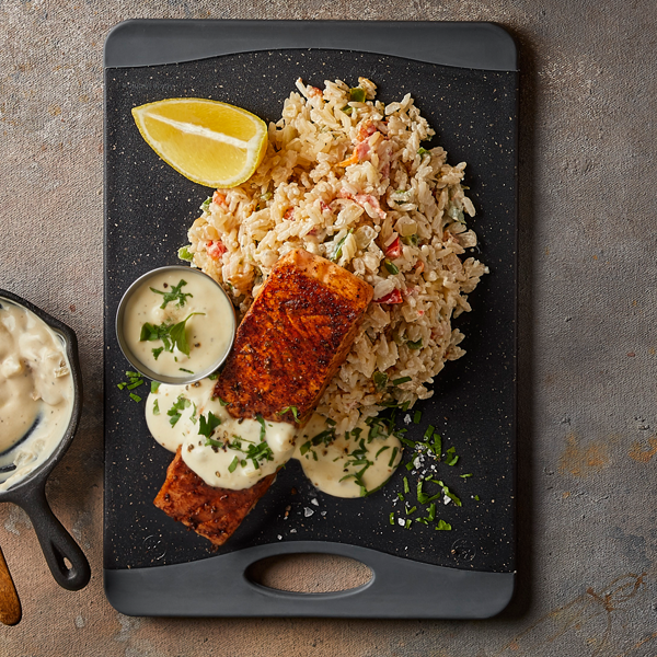 Sunport Airport-Style Chipotle-Crusted Salmon