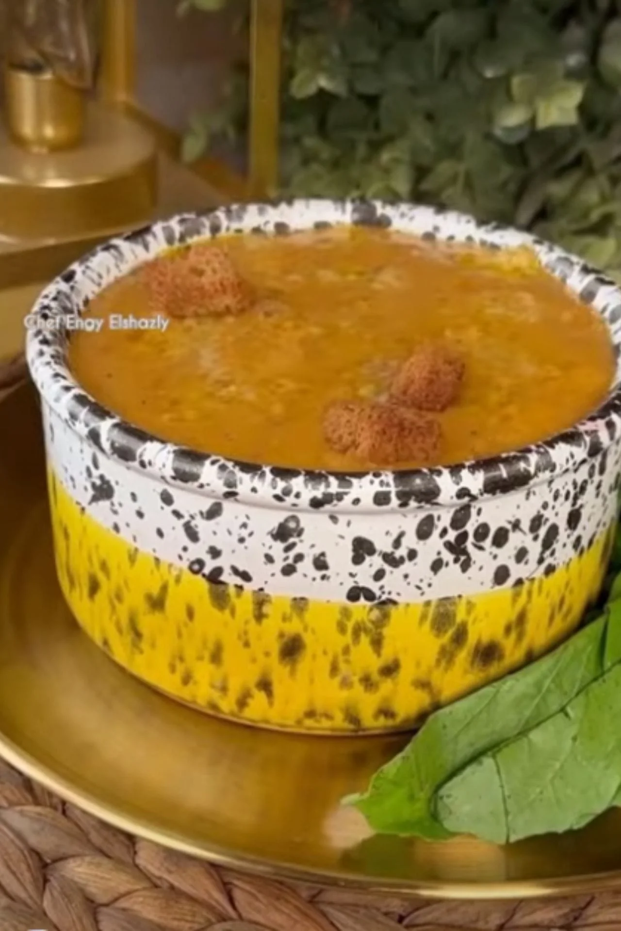 Tadka-Infused Yellow Lentil Soup
