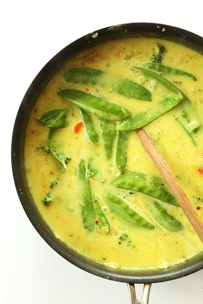 Tempered Vegetable Curry with Coconut Milk