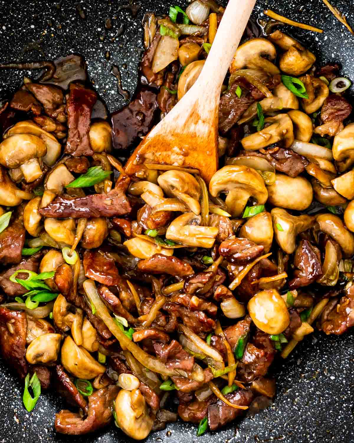 & Beetroot Stir-Fry with Shiitake Mushrooms