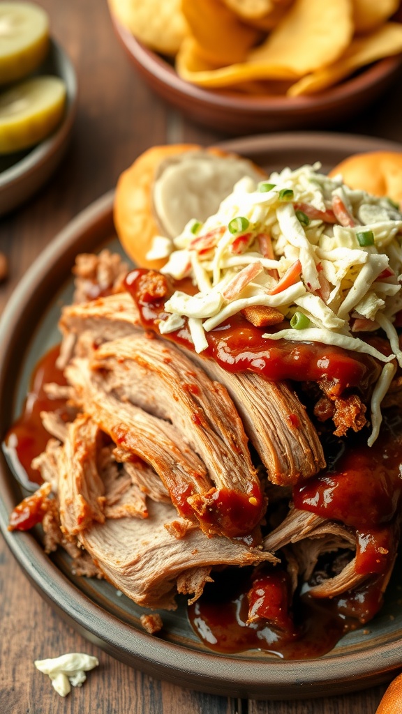 Honey-Mustard Pulled Pork Shoulder