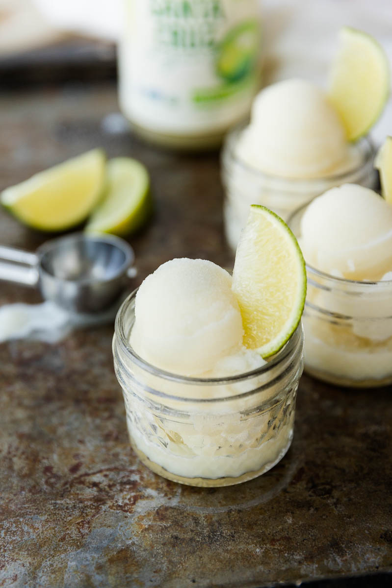 Cucumber and Lime Sorbet