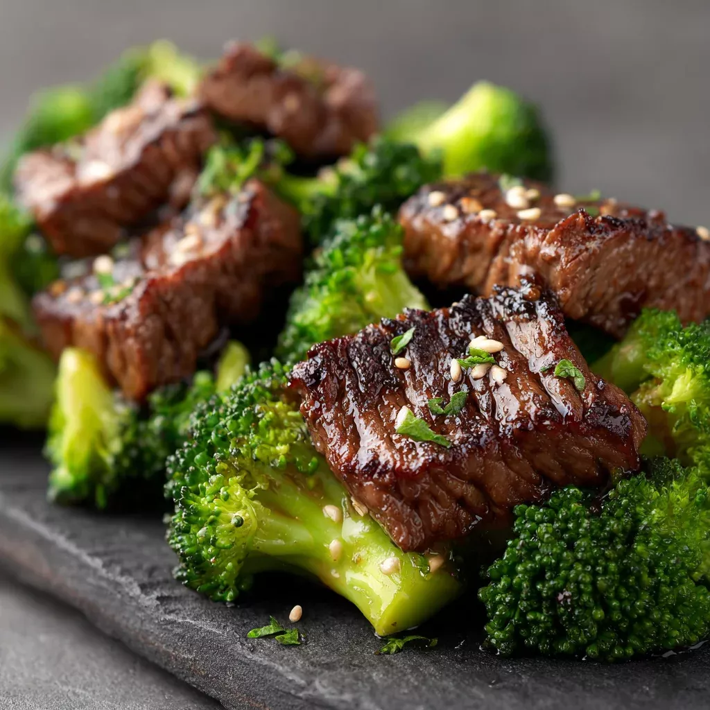 Pan-Seared Beef and Broccoli with Lemon