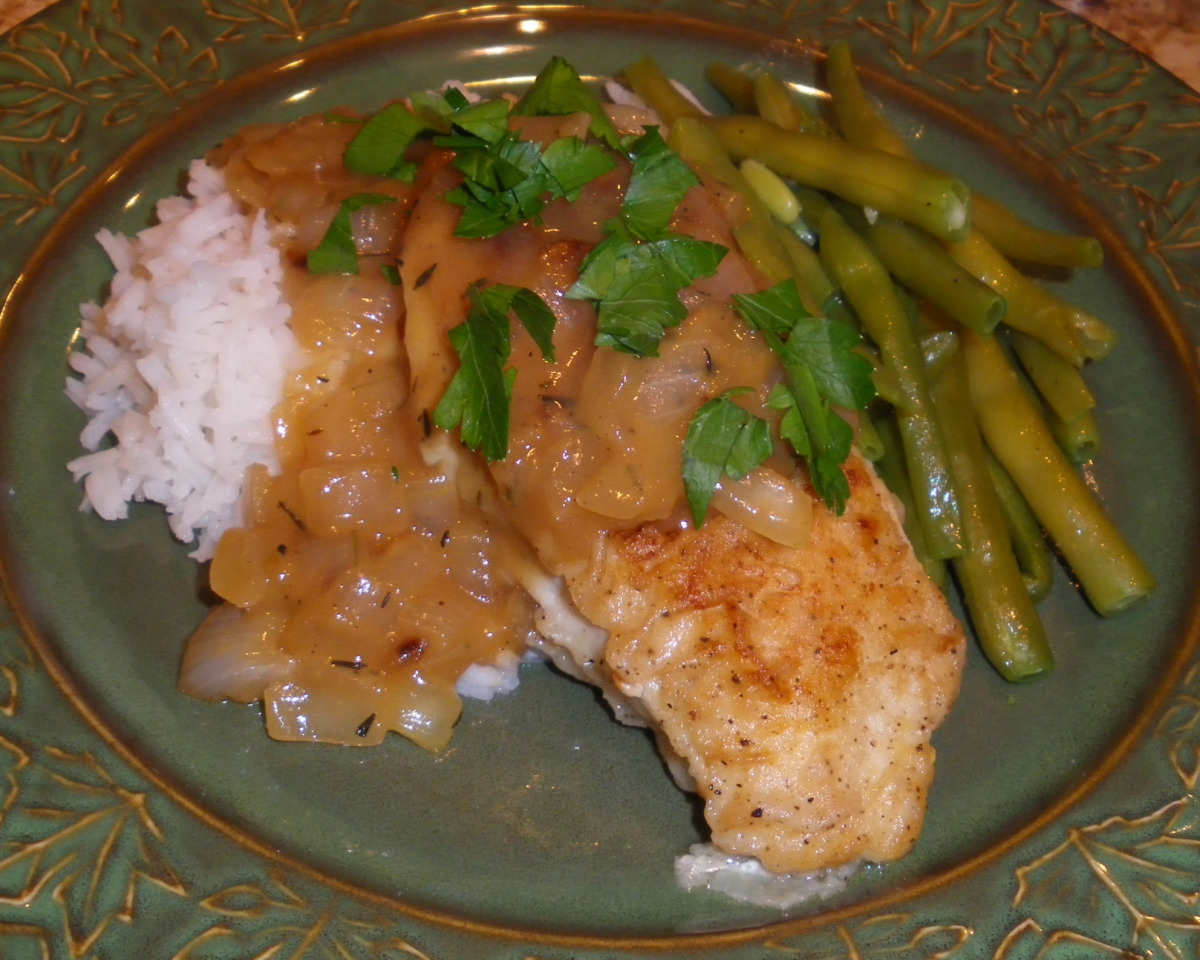 Floodlight Chicken with Lemon-Thyme Pan Sauce
