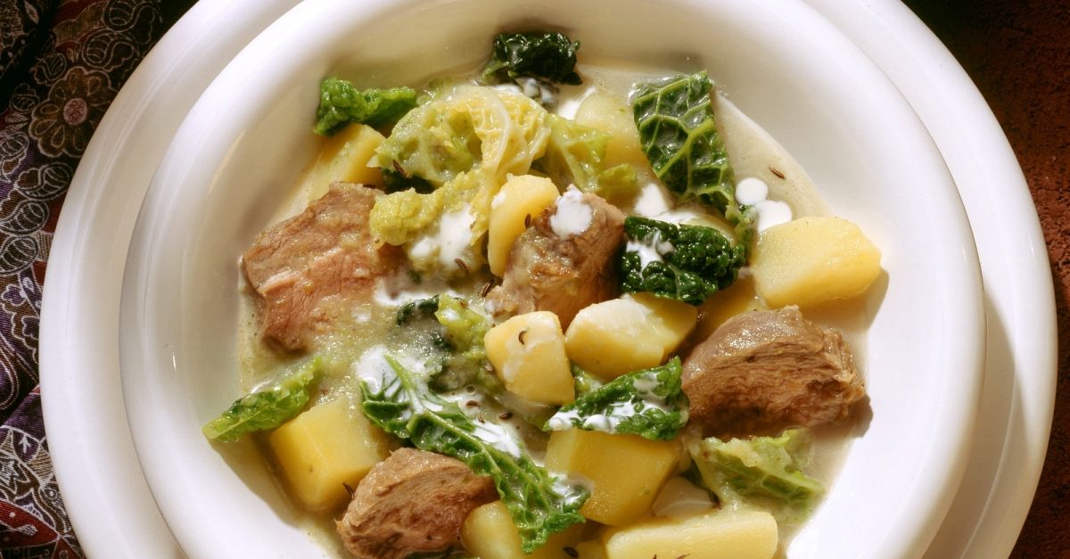 Slow-Cooked Lamb and Cabbage Stew