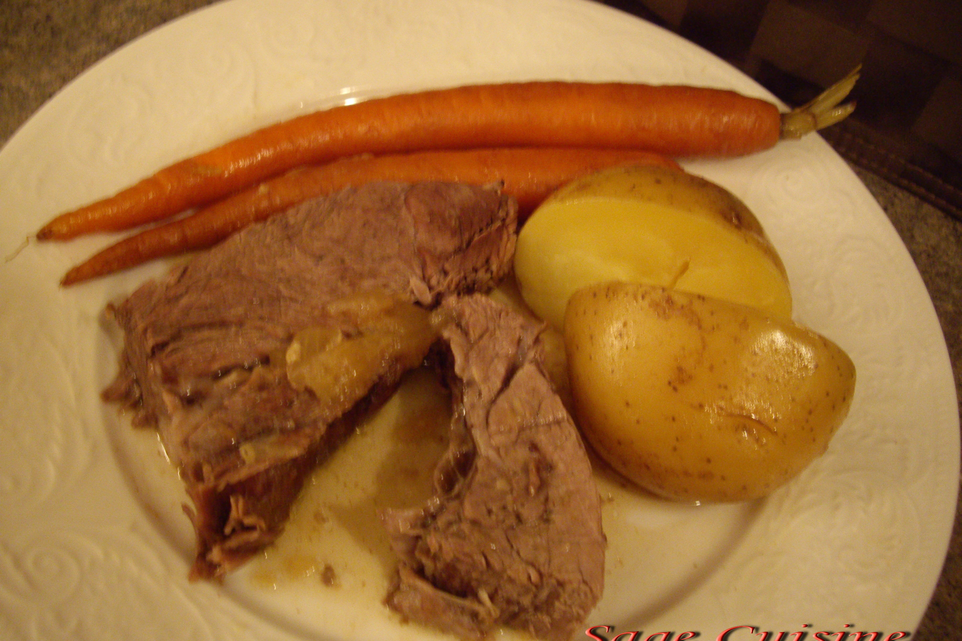Pot-Roasted Beef with Root Vegetables
