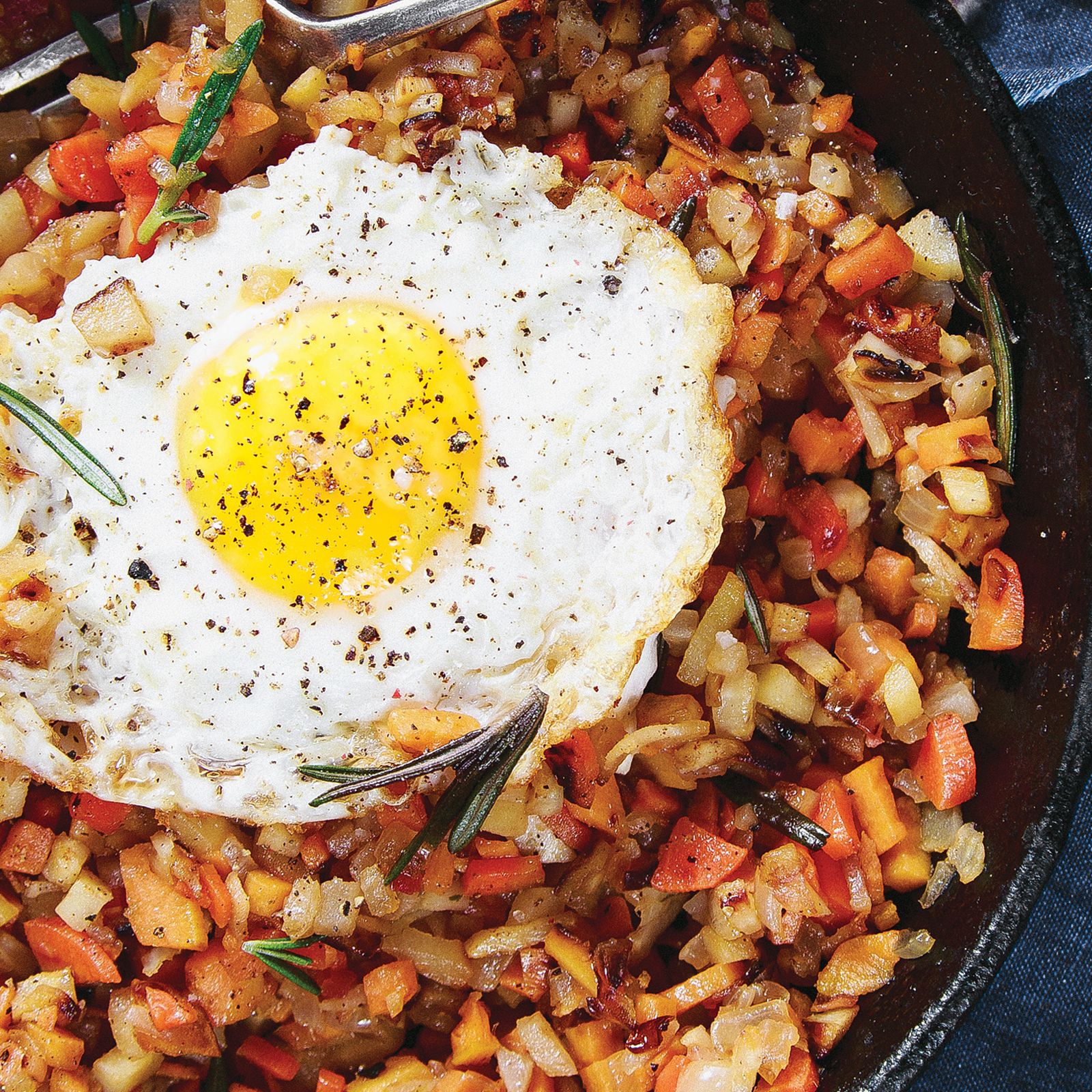 Comforting Maple-Glazed Root Vegetable Hash