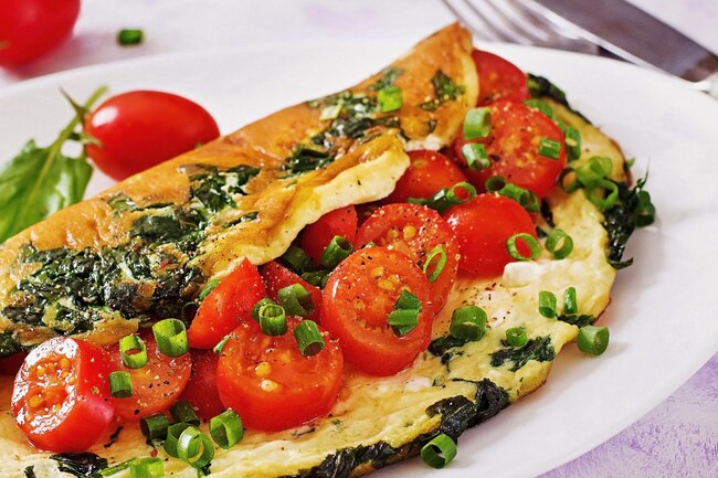Vegetable and Herb Omelet