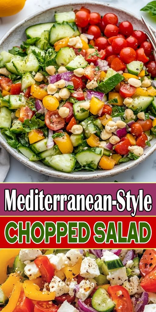 Mediterranean Chopped Vegetable Salad