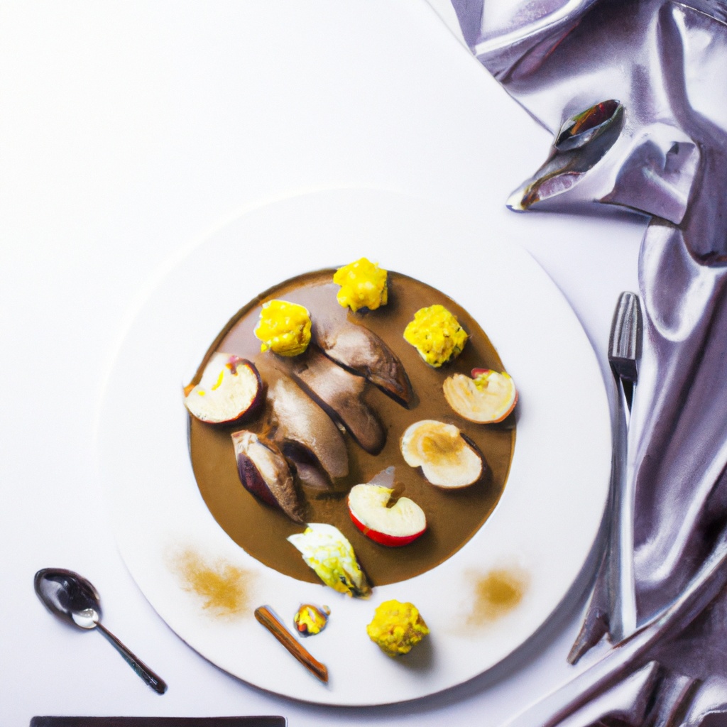 Roasted Duck Breast with Hoisin Apples