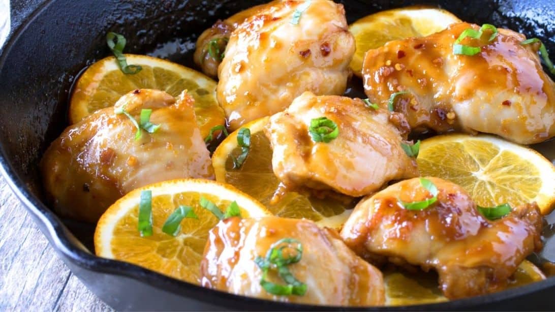 Cranberry-Orange Glazed Chicken Thighs