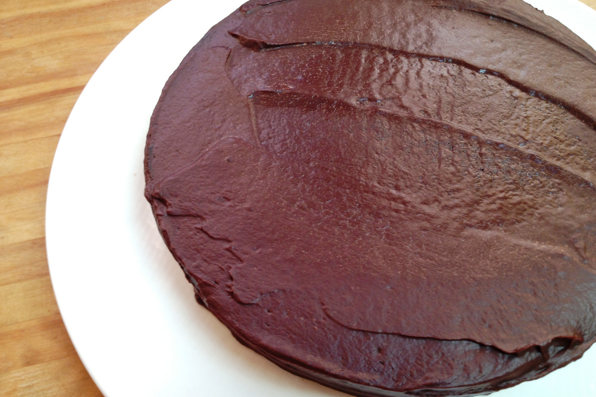 Deep Chocolate Flourless Cake