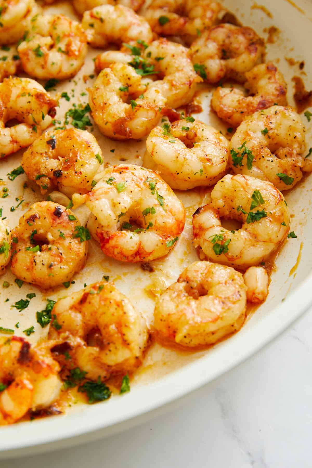 Pan-Seared Shrimp with Lemon-Zest and Asparagus