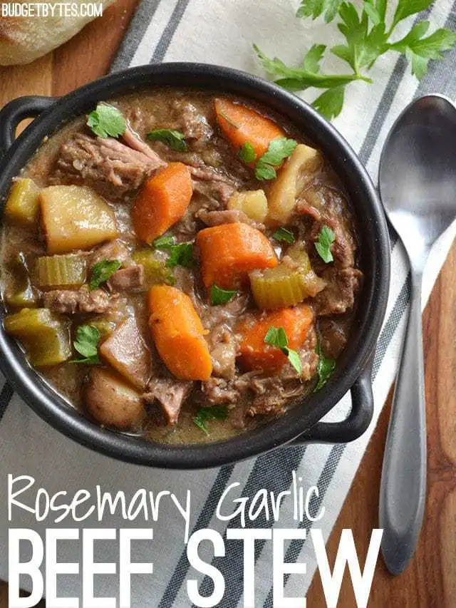 Slow-Cooked Beef and Fennel Stew with Rosemary