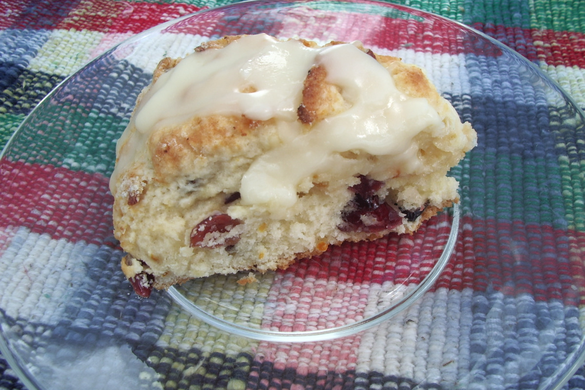 Cranberry-Orange Scones with Rosemary