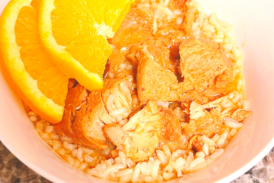 Cranberry-Orange Chicken Thighs in the Slow Cooker