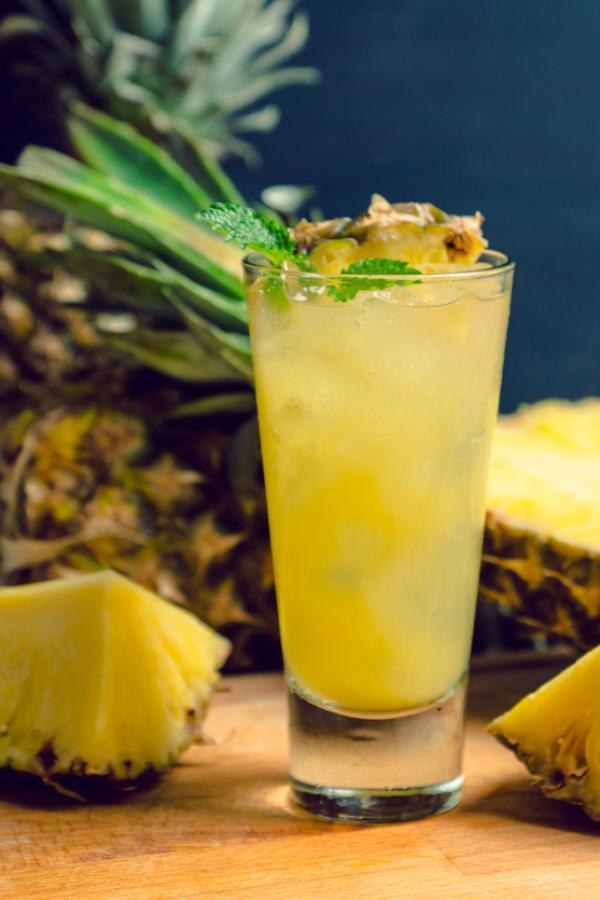 Rum Pineapple Soda Highball