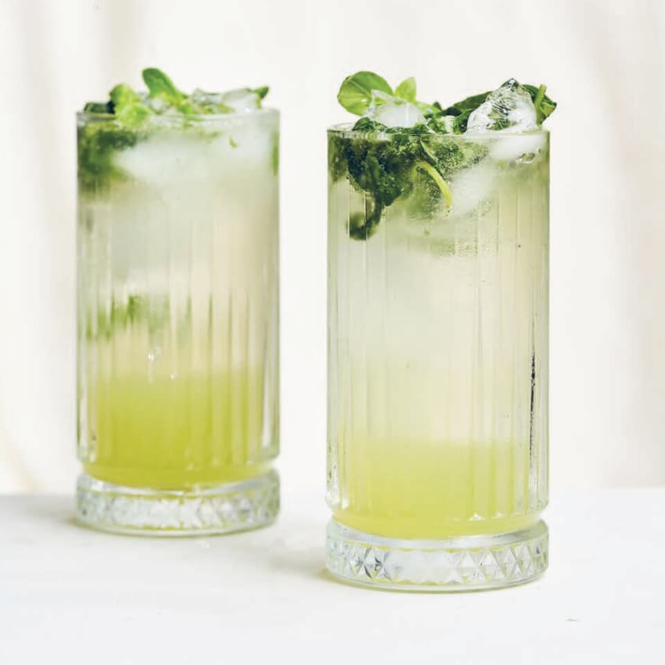 Basil-Garnished Spritz