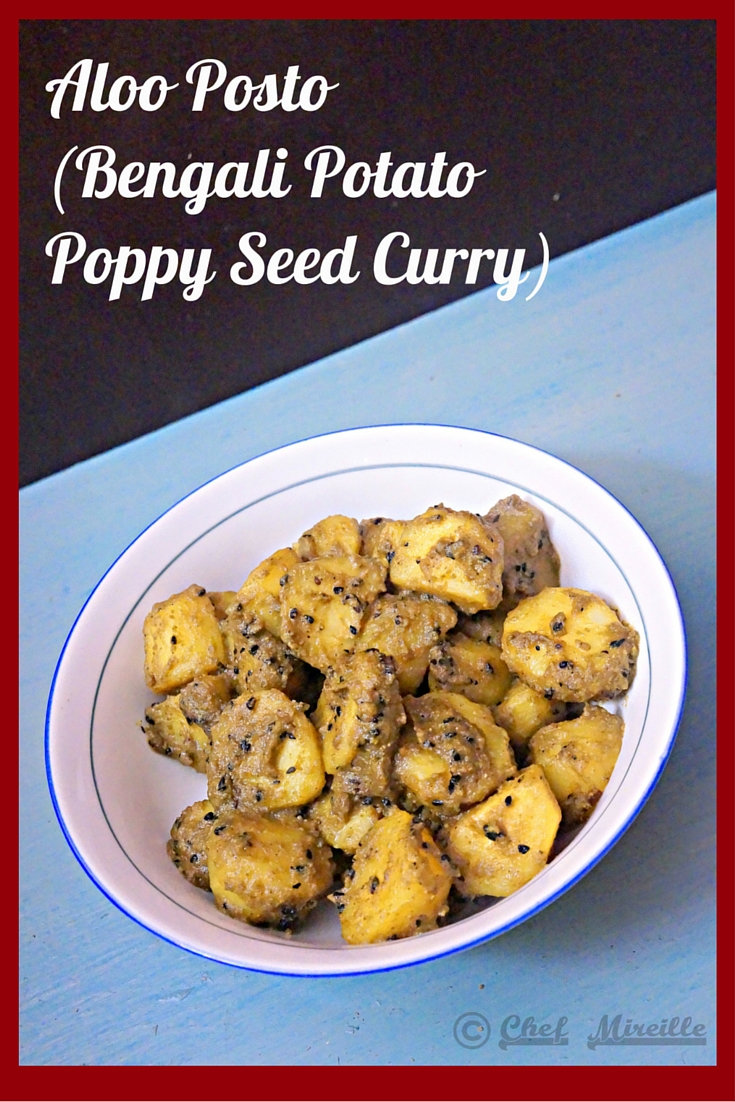 Bengali Aloo Posto: Potato in Poppy Seed Paste